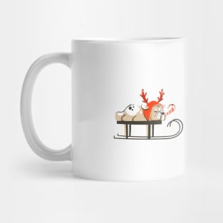 Cute Christmas Puppy Dog Patterns Mug